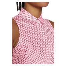 J.Lindeberg Dena Print Damen Poloshirt, rosa