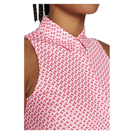 J.Lindeberg Dena Print Damen Poloshirt, rosa