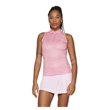 J.Lindeberg Dena Print Damen Poloshirt, rosa