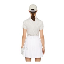 J.Lindeberg Alaya Jacquard Damen Poloshirt, moonbeam