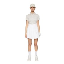 J.Lindeberg Alaya Jacquard Damen Poloshirt, moonbeam