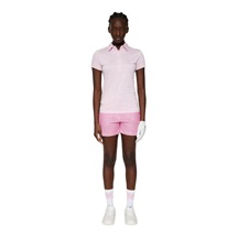 J.Lindeberg Alaya Jacquard Damen Poloshirt, rosa
