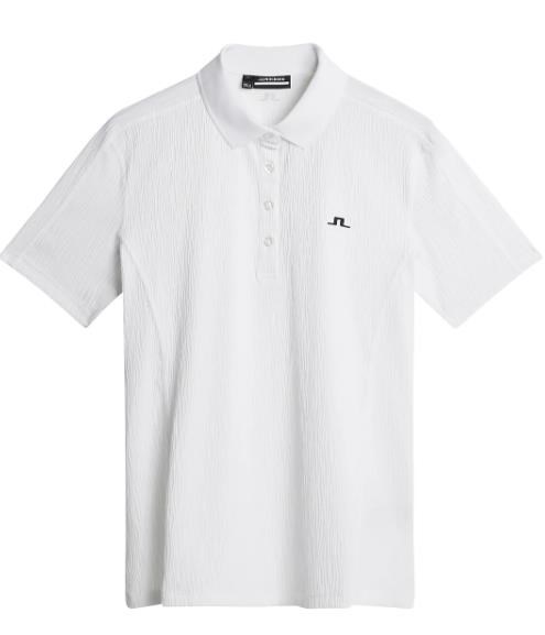 J.Lindeberg Izara Damen Poloshirt, weiss