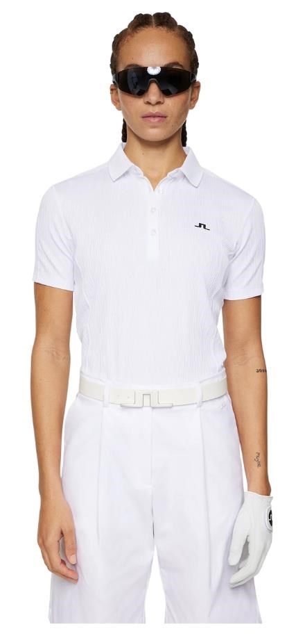 J.Lindeberg Izara Damen Poloshirt, weiss