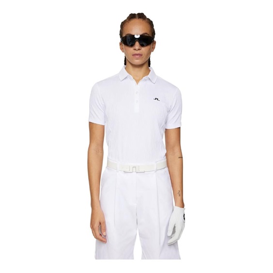 J.Lindeberg Izara Damen Poloshirt, weiss