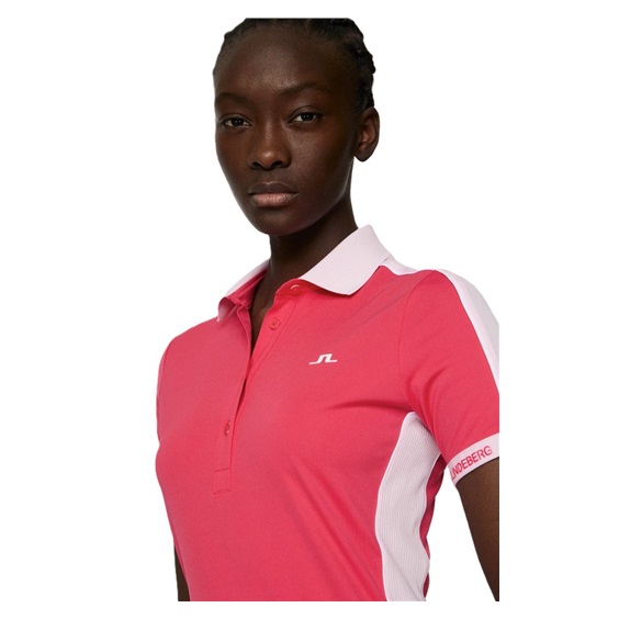 J.Lindeberg Demi Damen Poloshirt, azalea
