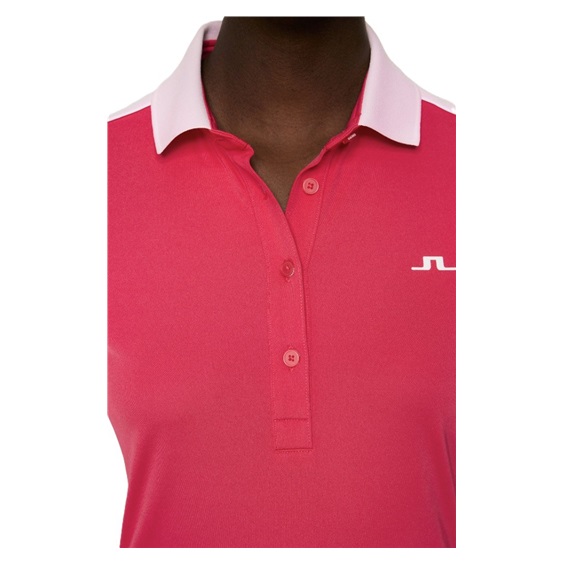 J.Lindeberg Demi Damen Poloshirt, azalea