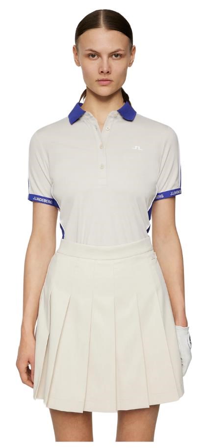 J.Lindeberg Demi Damen Poloshirt, moonbeam