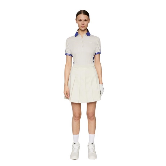 J.Lindeberg Demi Damen Poloshirt, moonbeam