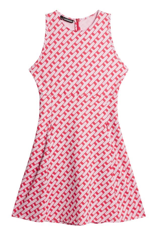 J.Lindeberg Cora Damen Golfkleid, geo pink