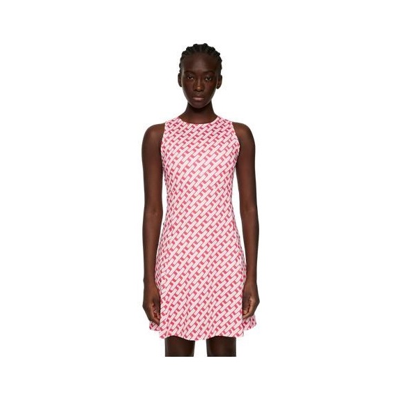 J.Lindeberg Cora Damen Golfkleid, geo pink