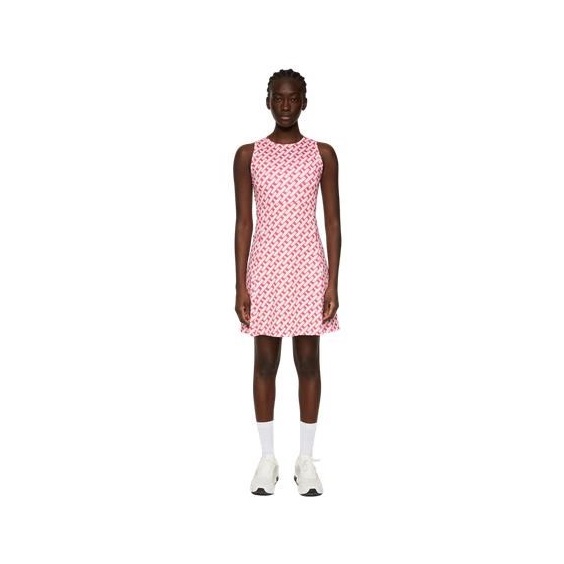 J.Lindeberg Cora Damen Golfkleid, geo pink