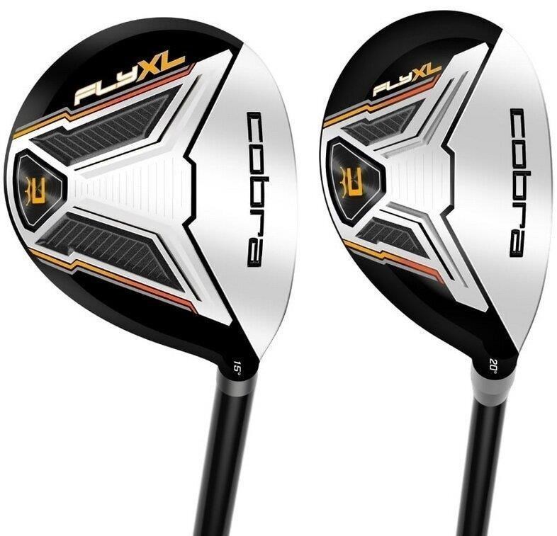 Cobra Fly XL Black Gold Herren Golfset, Graphit, LH + Cartbag
