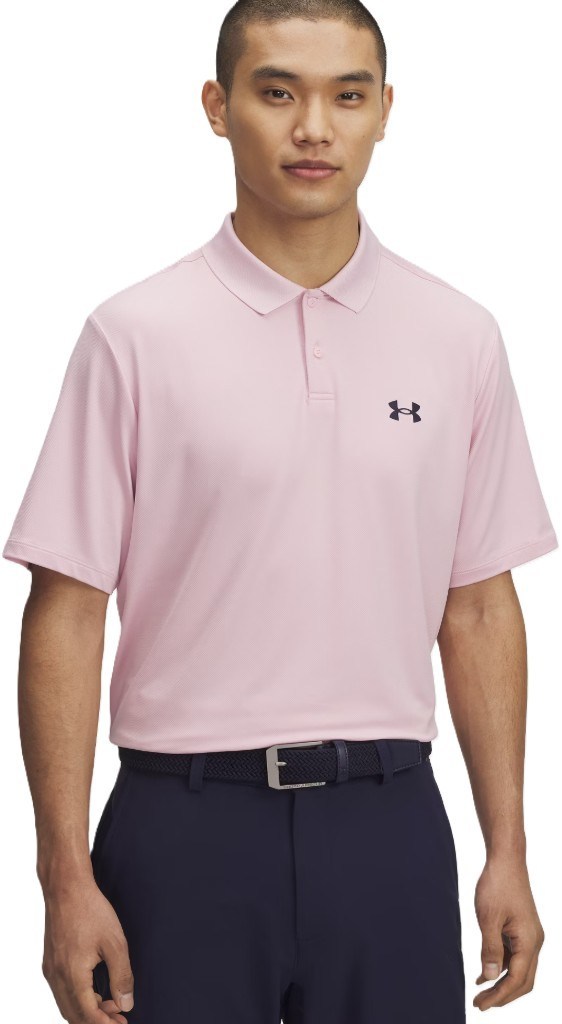 Under Armour Performance 3.0 Herren Poloshirt, rosa