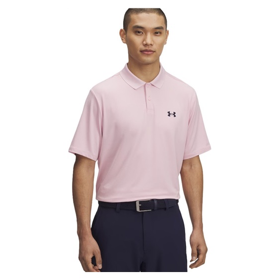 Under Armour Performance 3.0 Herren Poloshirt, rosa