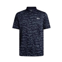 Under Armour Matchplay Printed Herren Poloshirt, midnight navy