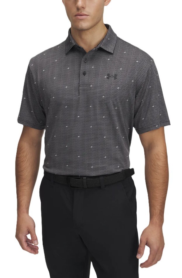 Under Armour Playoff 3.0 Printed  Herren Poloshirt, castlerock