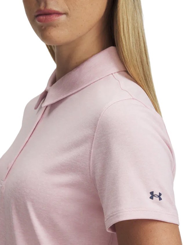 Under Armour Playoff SS Damen Poloshirt, rosa