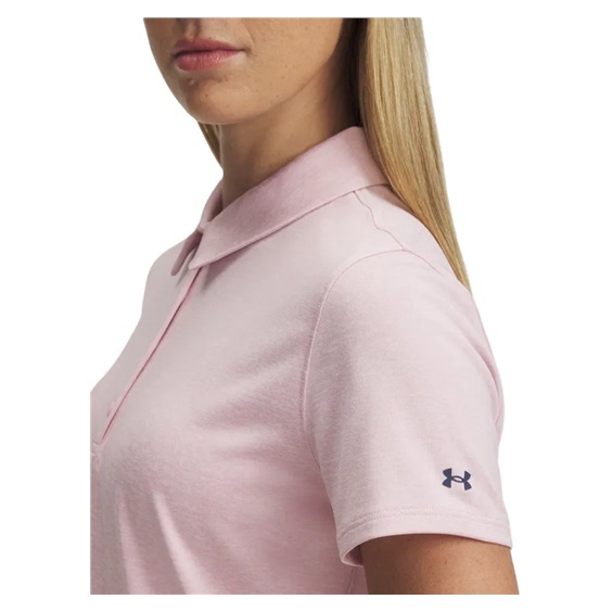 Under Armour Playoff SS Damen Poloshirt, rosa