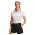 Under Armour Playoff 3.0 Printed Damen Poloshirt, weiss/grau