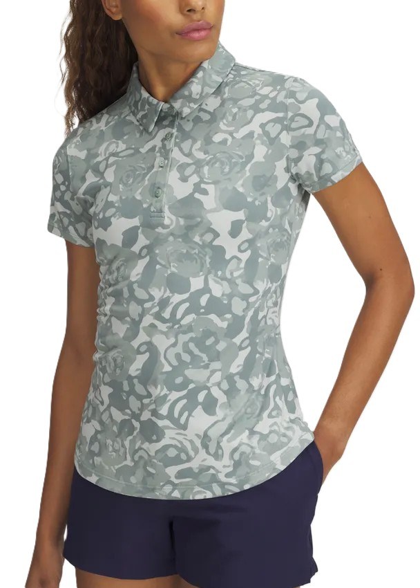 Under Armour Playoff 3.0 Printed Damen Poloshirt, silica green