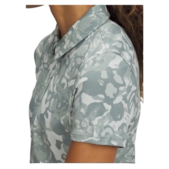 Under Armour Playoff 3.0 Printed Damen Poloshirt, silica green
