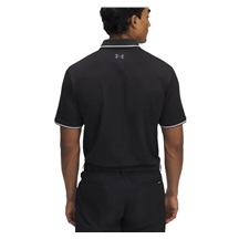 Under Armour Playoff 3.0 Rib Herren Poloshirt, schwarz