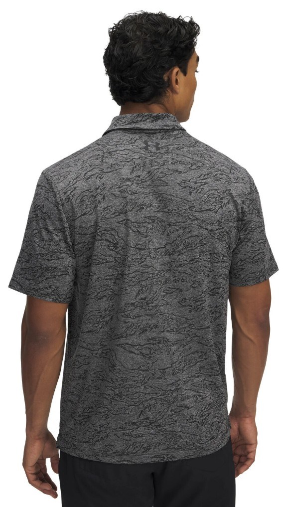 Under Armour Drive Jacquard Herren Poloshirt, schawrz