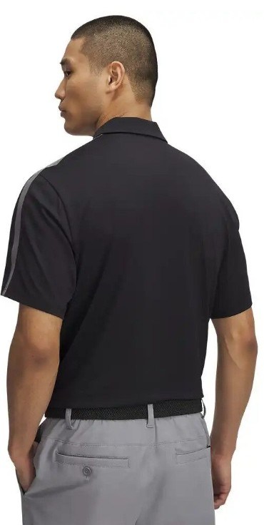 Under Armour Drive Zip Herren Poloshirt, schwarz