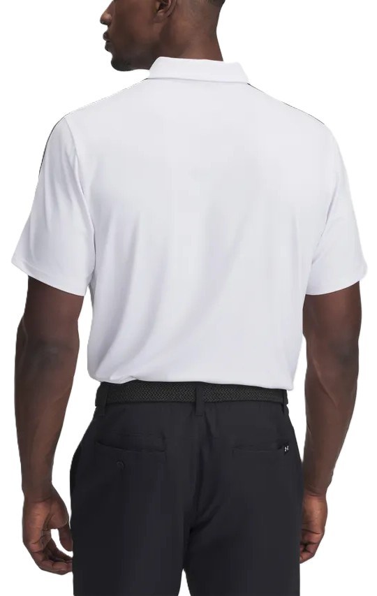 Under Armour Drive Zip Herren Poloshirt, weiss