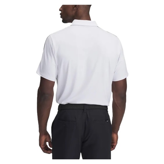 Under Armour Drive Zip Herren Poloshirt, weiss