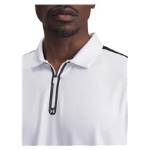 Under Armour Drive Zip Herren Poloshirt, weiss