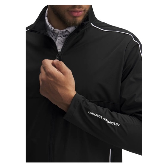 Under Armour Drive Wind Full Zip Herren Sweatshirt, schwarz