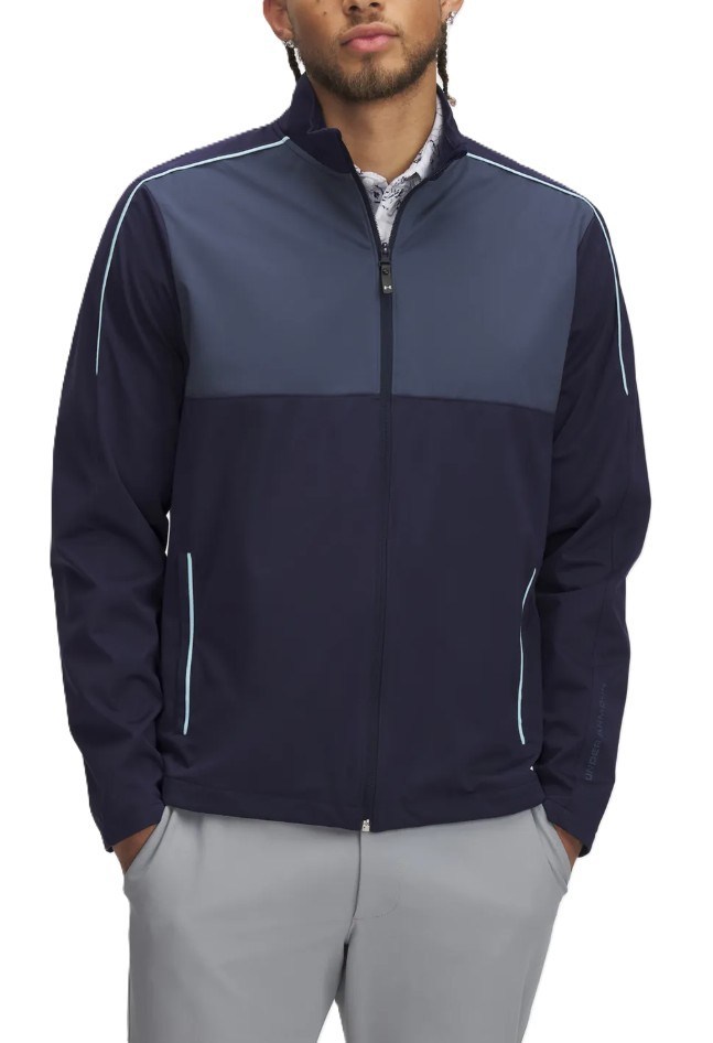 Under Armour Drive Wind Full Zip Herren Sweatshirt, dunkelblau