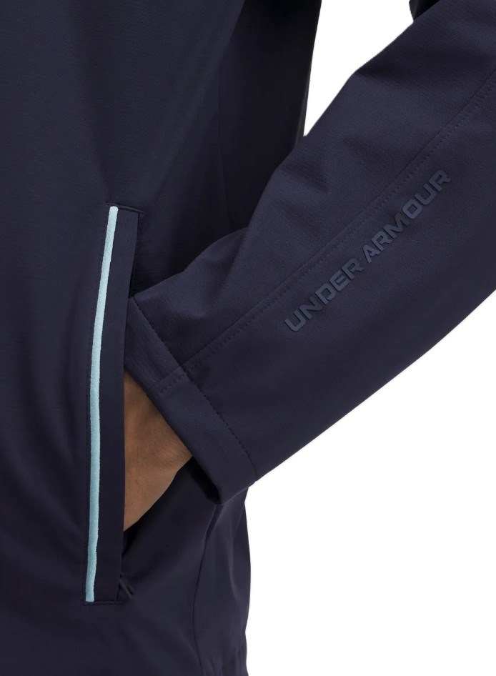Under Armour Drive Wind Full Zip Herren Sweatshirt, dunkelblau