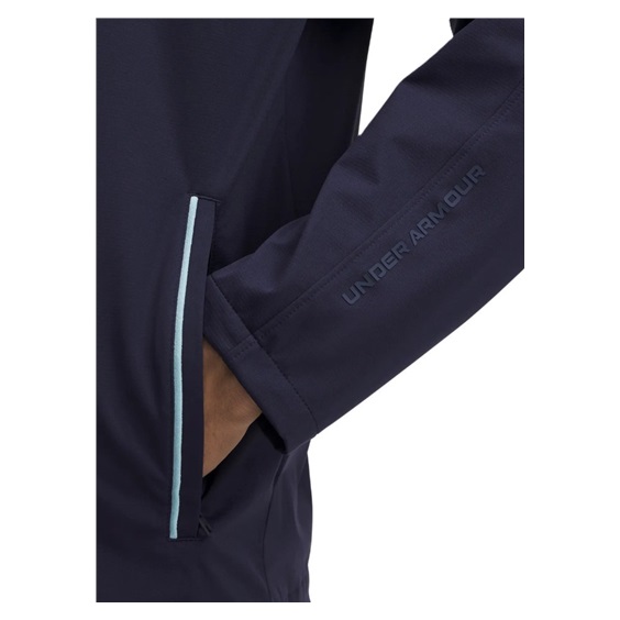 Under Armour Drive Wind Full Zip Herren Sweatshirt, dunkelblau
