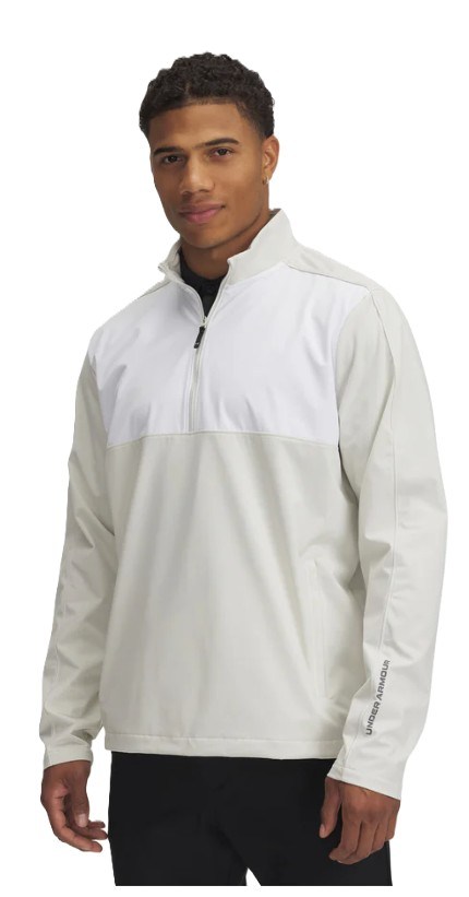 Under Armour Drive Wind Half Zip Herrenjacke, weiss