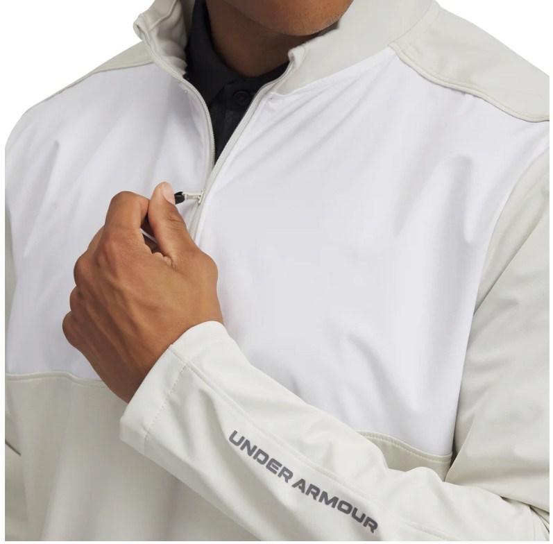 Under Armour Drive Wind Half Zip Herrenjacke, weiss