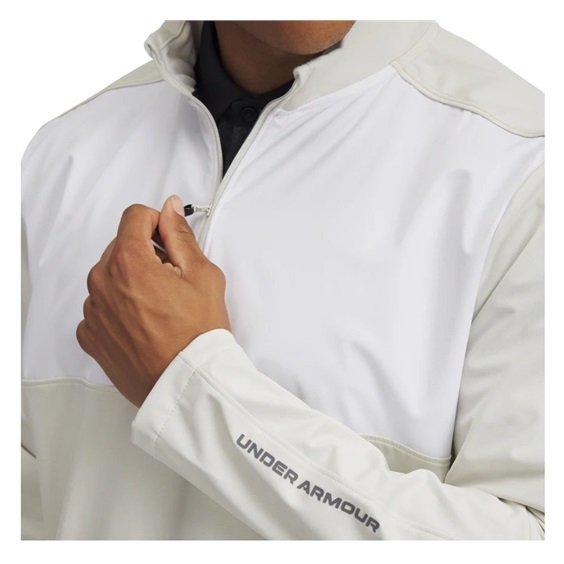 Under Armour Drive Wind Half Zip Herrenjacke, weiss