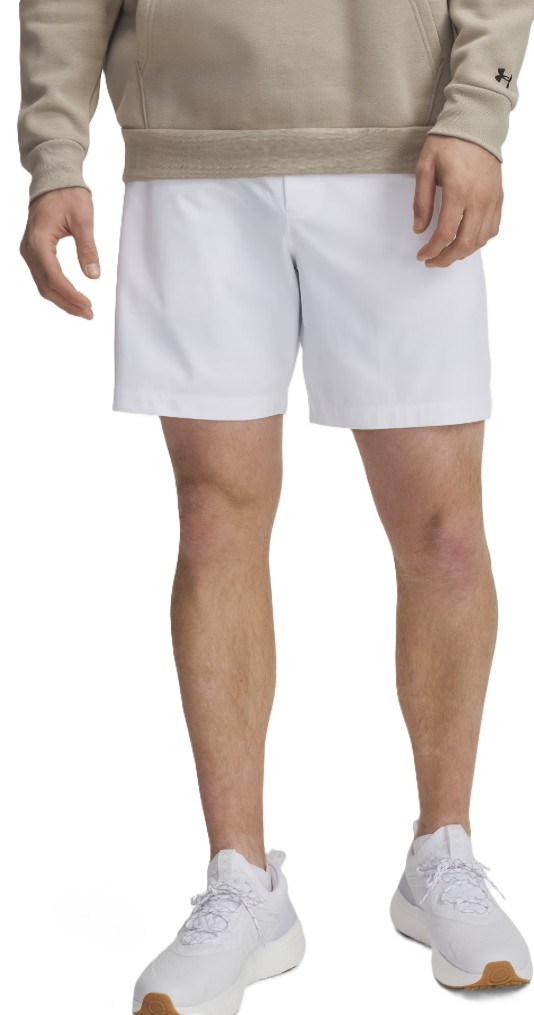 Under Armour Drive Pull-On Herren Shorts, weiss