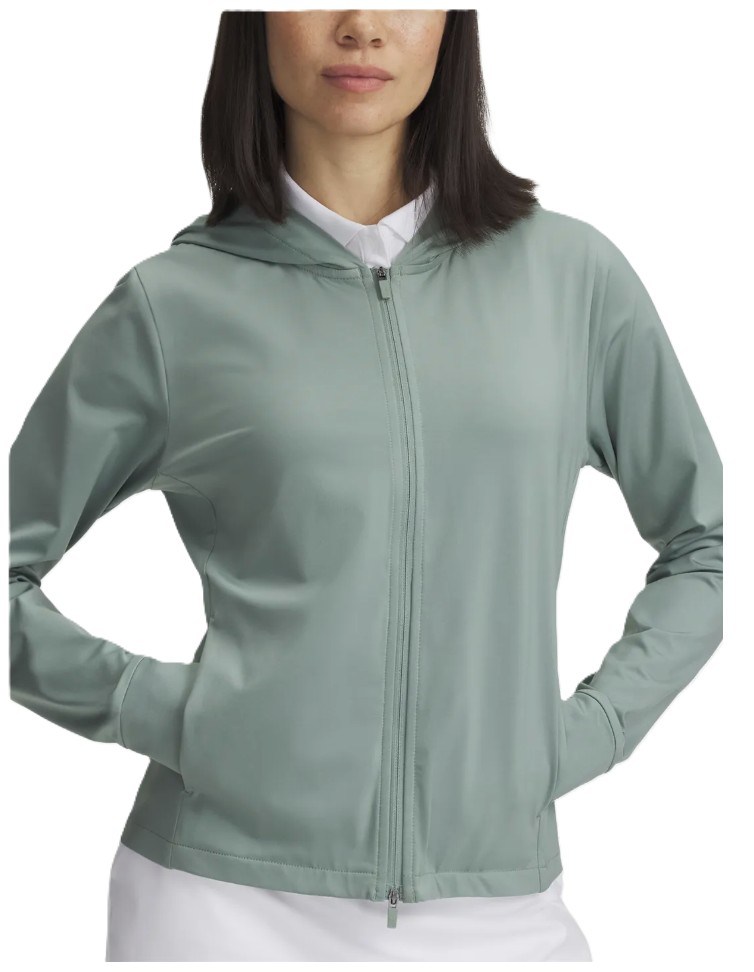 Under Armour Drive Full Zip HD Damen Sweatshirt, silica grün