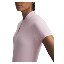 Under Armour Drive Chill SS Damen Poloshirt. rosa