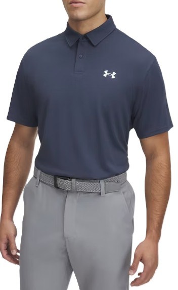 Under Armour T2G Pique Herren Poloshirt, grau/blau