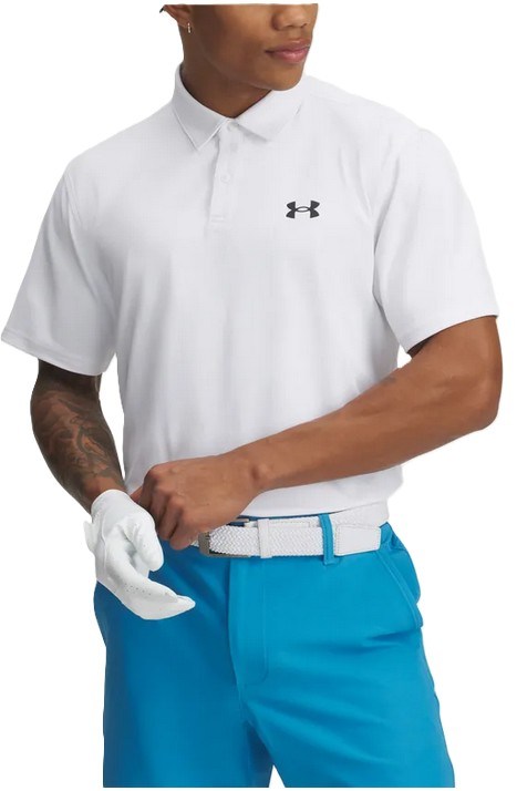 Under Armour T2G Pique Herren Poloshirt, weiss