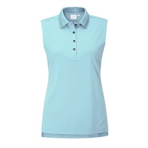 Ping Solene damenloses Poloshirt, blau