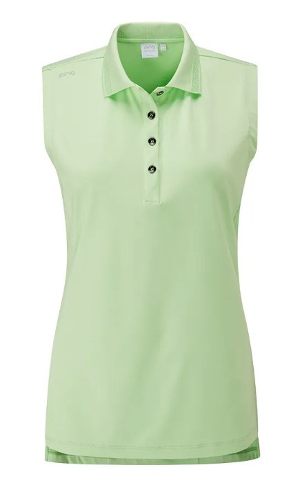 Ping Solene damenloses Poloshirt, mint