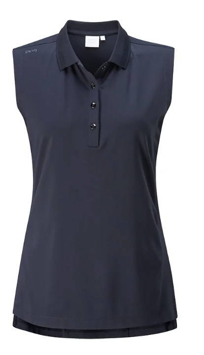 Ping Solene damenloses Poloshirt, dunkelblau