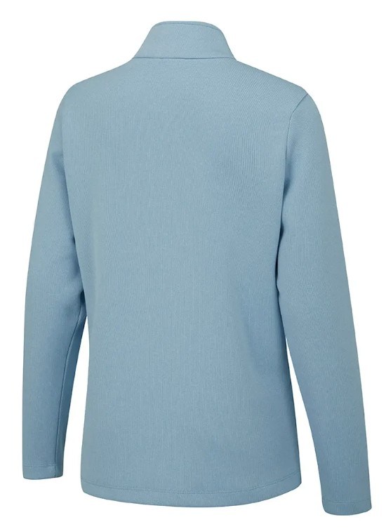 Ping Lyla half zip ribbed Damen Fleecejacke, blau