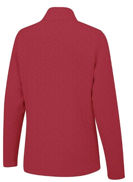 Ping Lyla half zip ribbed Damen Fleecejacke, rot