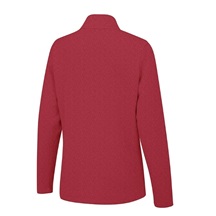 Ping Lyla half zip ribbed Damen Fleecejacke, rot